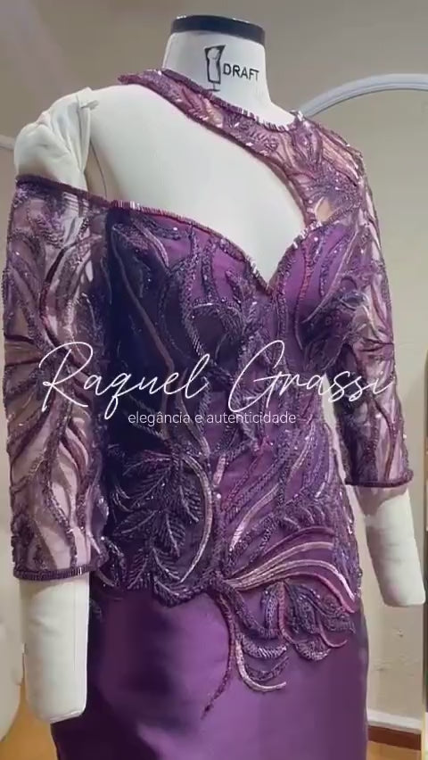Vestido assimétrico